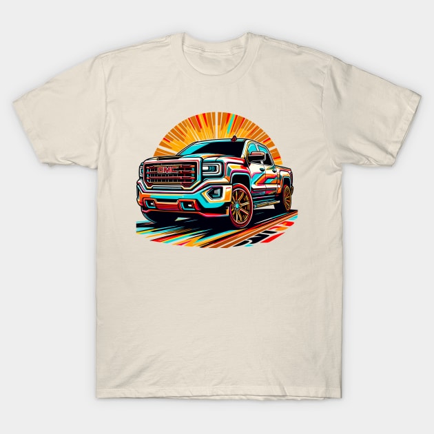 GMC Sierra T-Shirt by Vehicles-Art